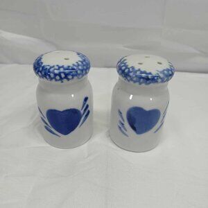 Vintage Heart Salt and Pepper Shakers